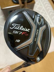 【中古】タイトリスト 917F2 フェアウェイウッド 18度 Titleist Speeder 517 フレックスS