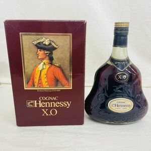 A331-H7-3504【未開栓】HENNESSY ヘネシー COGNAC コニャック X.O フランス 箱付き 約1405g 700ml/40%