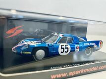 【送料無料】1/43 Spark Alpine アルピーヌ A210 #55 J.C.アンドリュー-J.P.ニコラ 14th Le Mans 1968_画像1