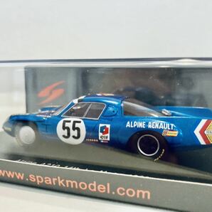 【送料無料】1/43 Spark Alpine アルピーヌ A210 #55 J.C.アンドリュー-J.P.ニコラ 14th Le Mans 1968の画像2