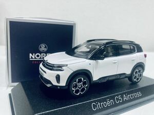 【送料無料】1/43 Norev シトロエン C5 Aircross 2022 Pearl White & Black