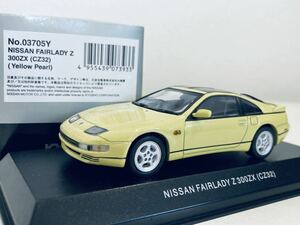 【送料無料】1/43 京商 日産 フェアレディ Z 300ZX (Z32) 2シーター Yellow pearl