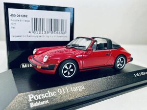 【送料無料】1/43 Minichamps ポルシェ 911 (930) タルガ 1977 Red