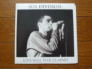 7インチ ep レコード　JOY DIVISION / LOVE WILL TEAR US APART/ LEADERS OF MEN / 7inch