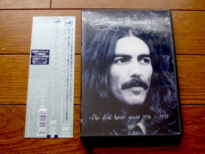 DVD George * Harrison dark * hose * year z1976-1992 george Harrison dark horse years