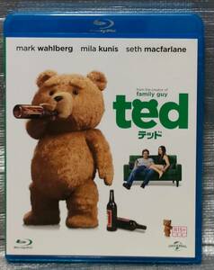 ○【まとめ・同梱可能】Blu-ray「テッド」　マーク・ウォールバーグ　ミラ・クニス　洋画　ブルーレイ