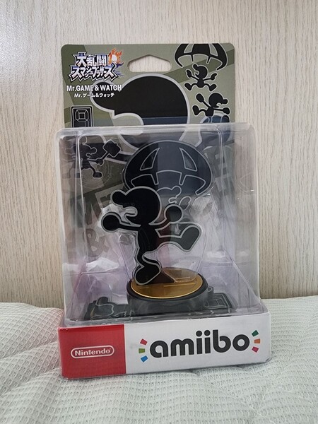 新品未開封 amiibo Mr ゲーム&ウォッチ 大乱闘スマッシュブラザーズ