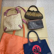 S10/【中古品】COACH MICHAEL KORS POLO RALPH LAUREN TORY BURCH MARY QUANT ラルフローレン オーストリッチ ブランド バッグ まとめ 16点_画像4