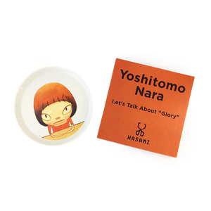  новый товар Nara прекрасный .Let's Talk About Glory plate тарелка . тарелка Yoshitomo Nara
