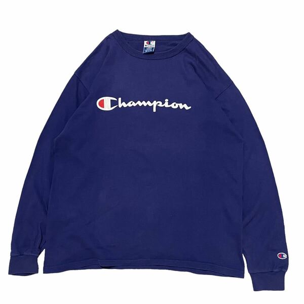 古着 USA製 champion チャンピオン 長袖Tシャツ ロンT