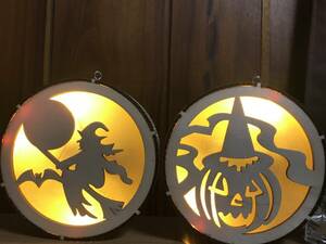  Halloween light 3 piece set battery type shines interior decoration illumination lovely pumpkin objet d'art lamp lighting 