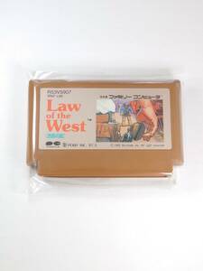Law of the West ローオブザウエスト　ファミコン 動作確認、清掃済み 何本でも送料２３０円！