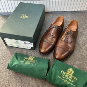 クロケットジョーンズ RADSTOCK ブラウン　ストレートチップ　サイズ8G CROCKETT&JONES ビジネスシューズ