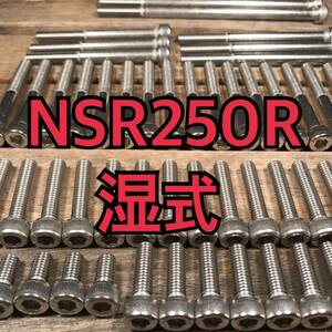 ステンレス製 NSR250R 湿式 MC21 MC28 左右エンジンカバーボルト 合計20本