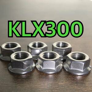 ステンレス製 スプロケットナット KLX300 LX300A 合計6個 