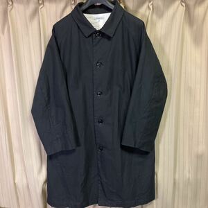 美品 ORDINARY FITS オーディナリーフィッツYARD COAT ステンカラーコート ブラック size L ブラック コート 日本製 アメカジ ノームコア