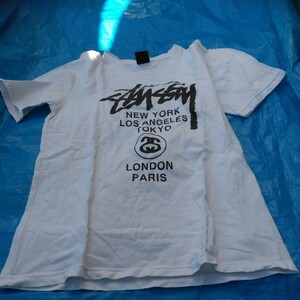  Stussy short sleeves T-shirt lady's used 