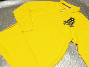 B品★SFA69★秋冬★FILA GOLF★フィラゴルフ★起毛長袖ボタンダウンシャツ★LL/YE