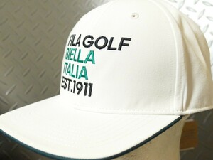 SFF41★春夏★FILA GOLF★フィラゴルフ★ブランド ロゴフラットキャップ★WT