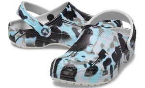 Crocs Classic Spray Camo clog カモ　迷彩　サックス系　28cm