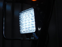 送料無料！2個セット！LEDライト 16連 48W 防水 ip67 角型 フォークリフト トラック 重機 作業灯 LEDワークライト_画像5