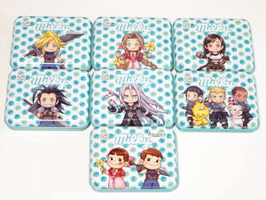 【新品未開封品】不二家 x ファイナルファンタジーVII エバークライシス 7粒 ミルキー缶 7種類 コンプリート FF7 クラウド ザックス 他