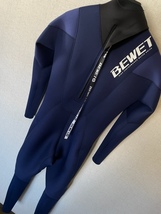 新品未使用★BeWETビーウェット/3mmジャージフルスーツ/今期【OCEAN】/BACK ZIP/V-SPEC/サイズML★売り切り！！_画像6