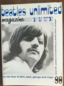 ★処分！【９割引！】新品！美品！輸入誌『beatles unlimited magazine - 98』1991年 再値下！即決！