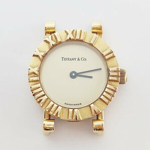 TO1 ティファニー TIFFANY&Co. アトラス K18 レディース腕時計 金無垢 18K クォーツ QZ ゴールド文字盤 稼働品の画像1