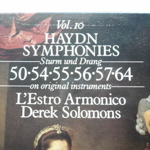 B68-19 蘭CBS盤3LP ハイドン/交響曲集Vol.10 50、54-57、64番 ソロモンズ/レストロ・アルモニコ DIGITALの画像2