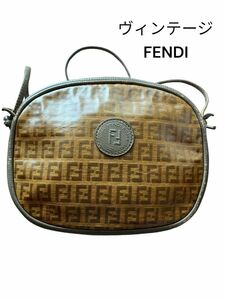 【オールドFENDI 】FENDI フェンディ ズッカ柄 ショルダーバッグ