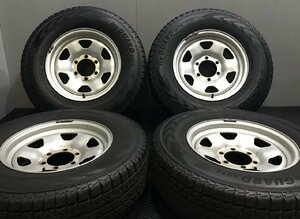 【YOKOHAMA G075 215/80R16】スタッドレス【トヨタ ランクル70/78プラド ナロー 純正ホイール 16インチ 6J6HPCD139.7±0】　(TA832MY)