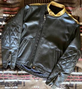 beams Langlitz Leathers putty do Cath ke-do Cath Kei do semi-double rider's jacket leather jacket one Star leather jacket z93