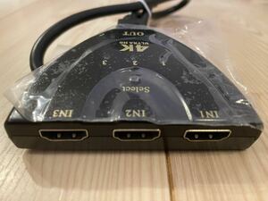 HDMI切替器 3入力1出力 分配器 4K/3D対応 給電不要