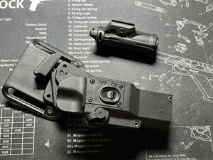 SUREFIRE シュアファイア MASTERFIRE マスターファイア ホルスター XH15 レプリカ ライト セットXH30 XH35 X300UH X400UH