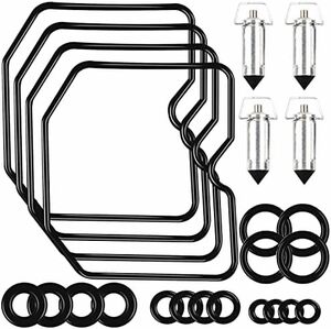 4組セットのキャブレター修理キット ゼファー 400 750 ZRX-IIに適用する
