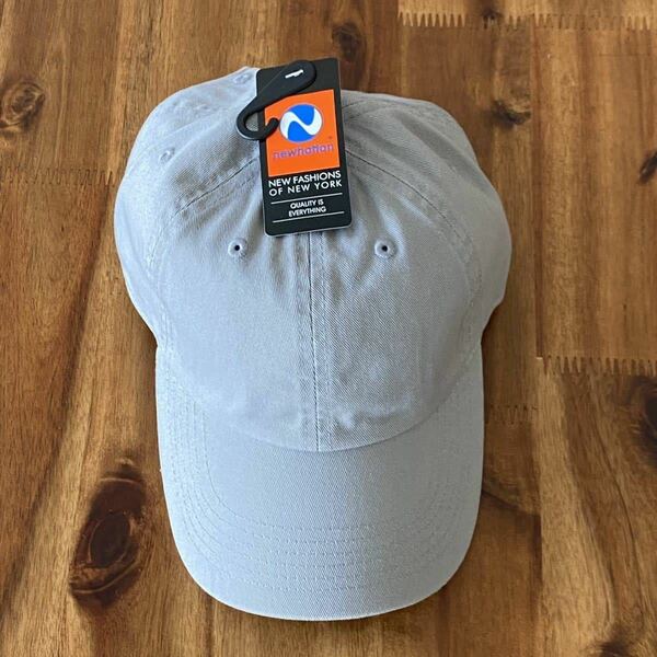 新品 ニューハッタン キャップ 帽子 cap レディースメンズ兼用 グレー grey