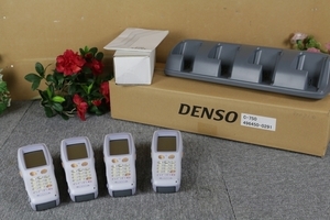 現状!! DENSO ハンディーターミナル４点+充電器１点セット BHT-100Q C-750