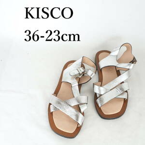 MK2104*KISCO*キスコ*レディースサンダル*36-23cm*シルバー