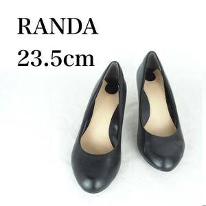 MK2438*RANDA*ランダ*レディースパンプス*23.5cm*黒