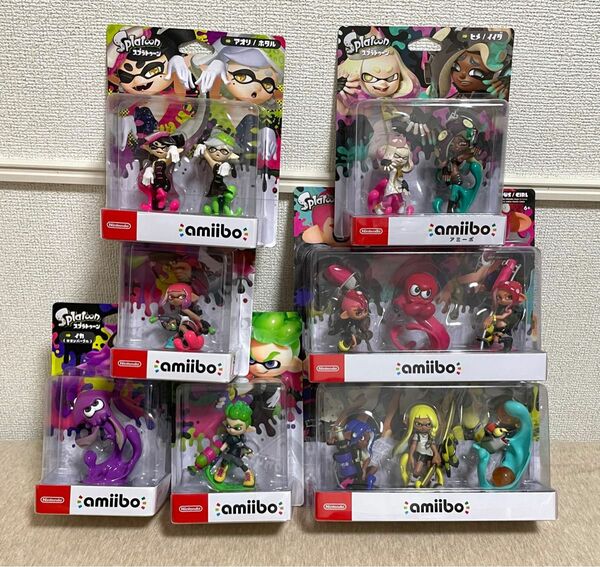 スプラ amiibo 13種セット 新品 ガール ボーイ タコ スプラトゥーン