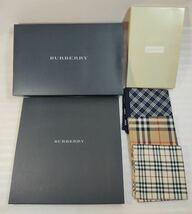 未使用保管品　BURBERRY　バーバリー　ハンカチ　タオルハンカチ　フェイスタオル　他　おまとめ_画像8