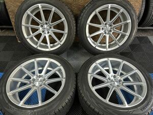 レクサスRX装着 MLJ ハイペリオン CVX 20インチ9.5J+38 2018年製 ヨコハマ アイスガード G075 235/55R20 空気圧センサー付属