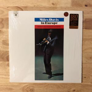 LP 182g重量盤 MILES DAVIS/MILES DAVIS IN EUROPE[US盤:シュリンク:GEORGE COLEMAN(ts)RON CARTER(b)HERBIE HANCOCK(p)TONY WILLIAMS(dr)]