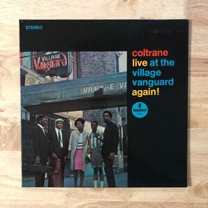 LP 両面VAN GELDER刻印 JOHN COLTRANE/LIVE AT THE VILLAGE VANGUARD AGAIN![USオリジナル:初年度66年PRESS:橙ラベル:FULL COATING:CS付き]