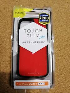  Elecom iPhone 13 mini 5.4inch TOUGH SLIM LITE hybrid case red PM-A21ATSLRD 4549550222334