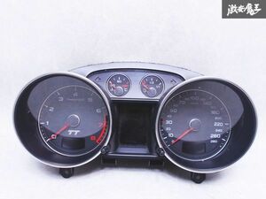 保証付 アウディ Audi 純正 8J系 TT クーペ スピードメーター 計器 8J0 920 930F 即納 棚S-2