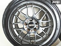 ●BBS RG743 FORGED 鍛造 17インチ 9J +14 PCD114.3 5H 5穴 ホイール 4本 NEOVA AD08R タイヤ BNR32 BCNR33 スカイライン GT-R 即納 棚A-4_画像4