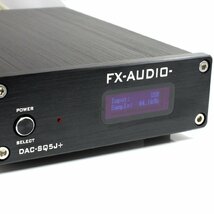 FX-AUDIO- DAC-SQ5J+[ブラック] Burr-Brown PCM1794A搭載 ハイレゾDAC USB 光 オプティカル 同軸 デジタル 最大24bit 192kHz_画像3