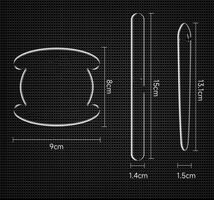 メルセデスベンツ　ドアハンドルプロテクター シリカゲル ガード 保護 傷防止_画像3